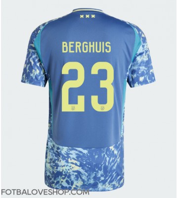 Ajax Steven Berghuis #23 Venkovní Dres 2024-25 Krátký Rukáv